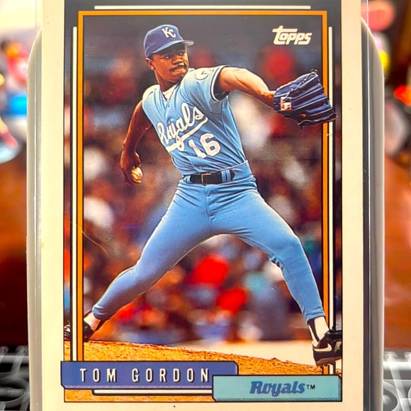 1992 Topps Tom GordonKansas City Royals #431